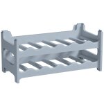 Casier � bouteilles modulable artecsis 12 bouteilles ? cave � vin en plastique 60x28x28 cm (lxlxh) gris ...