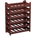 Casier  bouteilles modulable artecsis 36 bouteilles ? cave  vin en plastique 60x28x80 cm (lxlxh) marron ...