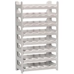 Casier  bouteilles modulable artecsis 48 bouteilles ? cave  vin en plastique 60x28x106 cm (lxlxh) gris ...
