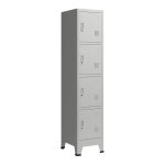 Casier de bureau armoire meuble de rangement pour bureau atelier chambre acier m�tallique avec 4
