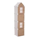 Colonne casiers de rangement jute atmosphera