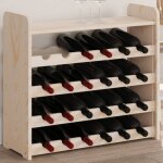 Casier à vin - non spécifié - 675x25x60 cm - bois de pin massif - 24 bouteilles - design contemporain ... Casier à vin - non spécifié - 675x25x60 cm - bois de pin massif - 24 bouteilles - design contemporain ...