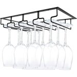 Casier vinporte - verressupport  verres vin suspendusupport  verres  pied avec 4 ranges pouvant accueillir ...