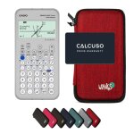 Calculatrice casio graph light avec housse de protection wyngs incluse rouge - calculatrice graphique ...