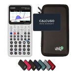 Calculatrice casio graph math + avec housse de protection wyngs incluse noir - calculatrice graphique ...