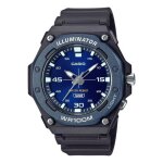 Montre sport - casio - modle homme - cadran bleu - rsistance 100m - bracelet rsine