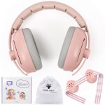 Casque anti bruit b�b� 2 en 1 - marsee - abs - pour b�b�s enfant 0 � 48 mois - pour sommeil et activit�s ...