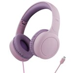 Casque audio filaire usb - c - t?nb - tonality link - arceau r�glable - micro int�gr� - violet
