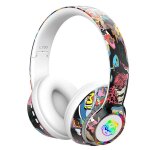 Casque audio bluetooth graffiti l750 sans fil pliable - lumi�res led rgb - ecouteurs & micro hi - fi ...