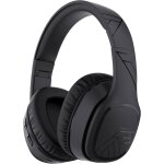 Casque bluetooth noir - 60h autonomie micro intgr confortable pour voyage / tv / pc