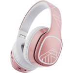 Casque bluetooth rose gold - 60h autonomie micro intgr confortable pour voyage / tv / pc