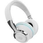 Casque sans fil bluetooth ecouteurs bluetooth sur loreille headset avec lumires colores basses profondes ...