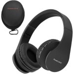 Casque bluetooth sans fil pliable casque audio st�r�oavec micro int�gr� / micro sd / fm radio(black)