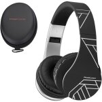 Casque bluetooth sans fil pliable casque audio stroavec micro intgr / micro sd / fm radio (noir / ...