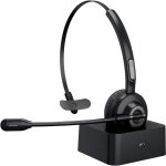 Casque bluetooth casque sans fil professionnel v5. 0 avec micro perche adapt pour tlphone portable ...