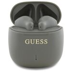 Casque bluetooth tws + tui de chargement (gris) logo classique imprim guess