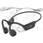 Casque conduction osseuse bluetooth 5. 3ecouteur waterproof natationm�moire mp3 32g int�gr�electeur mp3 ...