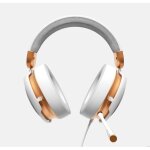 Casque dcoute filaire - dark project - sono - 53 mm - micro dtachable - blanc