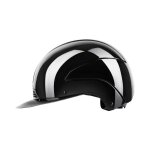 Casque d�quitation visi�re polo femme swing h24 - noir - 57 / 59 cm