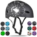 Casque enfant apollo ? casque r�glable pour trottinette v�lo skate ? splitter design s / m