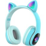 Casque pour enfants casque bluetooth avec oreille de chat avec lumire led casque pliable sans fil - ...