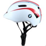 Casque pour enfants - bmw - rouge - ajustable 53 - 56 cm - scurit - design sportif
