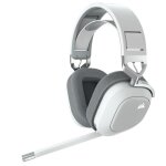 Casque gaming sans fil corsair hs80 rgb wireless blanc son dolby atmos microphone omnidirectionnel Casque gaming sans fil corsair hs80 rgb wireless blanc son dolby atmos microphone omnidirectionnel