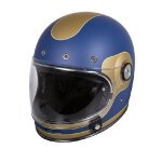Casque intégral rétro stormer advance blue gold matt Casque intégral rétro stormer advance blue gold matt