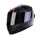 Casque int�gral stormer wise fear metal matt - casque moto scooter - fermeture microm�tique - int�rieur ...