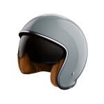 Casque jet r�tro stormer prime nardo grey glossy