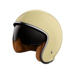 Casque jet r�tro stormer prime off white glossy