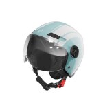 Casque jet stormer ride path turquoise glossy