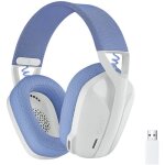 Casque micro sans fil - logitech - g435 lightspeed - circum - aural - blanc - stereo