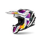 Casque moto cross airoh twist 3 rainbow