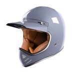 Casque moto cross rétro stormer crossroad nardo grey glossy Casque moto cross rétro stormer crossroad nardo grey glossy