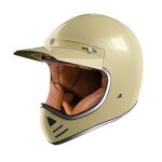 Casque moto cross rétro stormer crossroad off - white pearly Casque moto cross rétro stormer crossroad off - white pearly