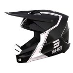Casque moto cross shot race gear furious reflex black glossy Casque moto cross shot race gear furious reflex black glossy
