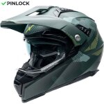 Motoblouz electron 3 arcane casque de moto int�gral avec visi�re solaire homologu� ece 22. 06 pinlock ...
