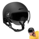 Casques de moto - demi - casques hautement protecteurs pour hommes et femmes demi - casques absorbant ...
