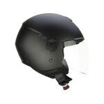 Casque moto demi - jet visi�re longue cgm 167a flo mono