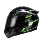 Casque de moto ecelen casque de moto personnalité du pilote casque intégral - impulsion verte Casque de moto ecelen casque de moto personnalité du pilote casque intégral - impulsion verte