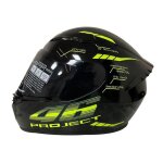 Casque de moto ecelen casque de moto personnalit du pilote casque intgral - noir et vert