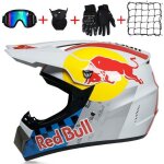 Casque moto enfant et adulte motocross casque hors - rouge