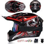 Casque de moto intgral casque de motocross professionnel enfants et adultes - casques de descente set ...