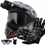 Casque de moto int�gral casque de motocross professionnel enfants et adultes - casques de descente set ...