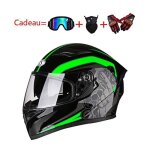 Casque moto int�gral au travil casque de locomotive scooter casque de suv enti�rement couvert voiture ...