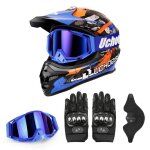Casque moto integral vtt casque moto cross pour casque int�gral tout - terrain four seasons avec lunettes ...