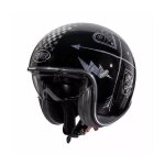 Casque moto jet premier vintage nx sc