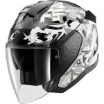 Casque moto jet shark skwal pranz