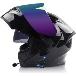 Casque de moto modulable bluetooth intgr casque moto homme et femme adultes casques modulables moto ...